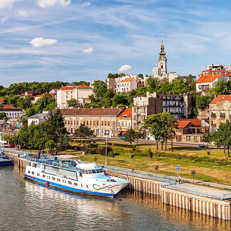 Amsterdam (Schiphol)-Belgrado afbeelding