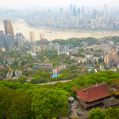 Amsterdam (Schiphol)-Chongqing afbeelding