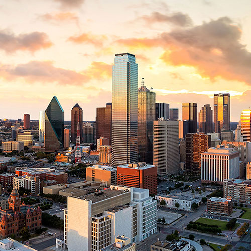 Dusseldorf (Dusseldorf Intl. Apt.)-Dallas (Fort Worth Intl. Apt) afbeelding