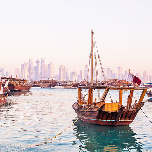 Dusseldorf (Dusseldorf Intl. Apt.)-Doha (Hamad International) afbeelding