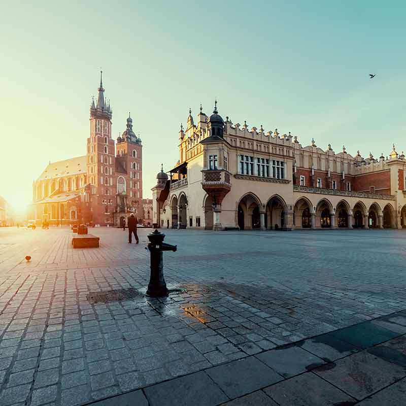 Amsterdam (Schiphol)-Krakow afbeelding