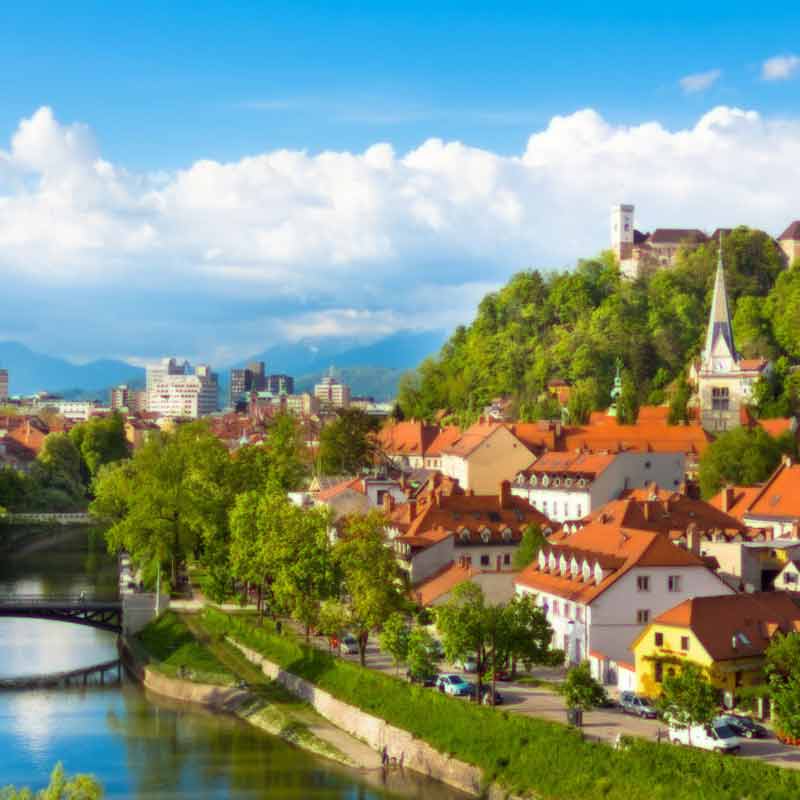 Amsterdam (Schiphol)-Ljubljana afbeelding