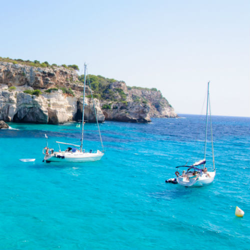 Amsterdam (Schiphol)-Mahon (Menorca) afbeelding