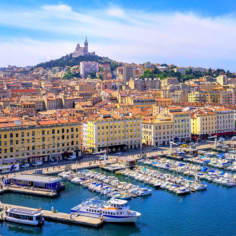 Amsterdam (Schiphol)-Marseille afbeelding