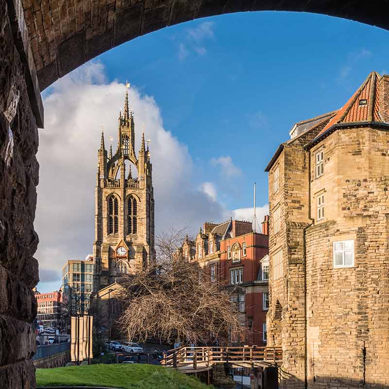 Amsterdam (Schiphol)-Newcastle afbeelding