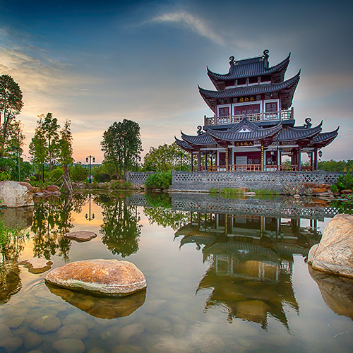 Amsterdam (Schiphol)-Nanjing afbeelding