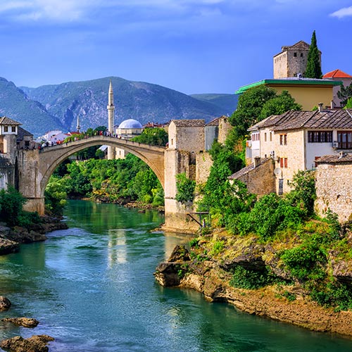 Amsterdam (Schiphol)-Mostar afbeelding