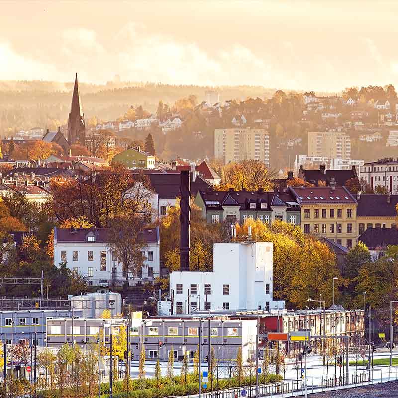 Amsterdam (Schiphol)-Oslo (Gardermoen Intl. Apt.) afbeelding