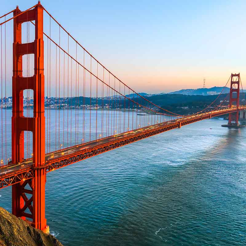 Amsterdam (Schiphol)-San Francisco (International Apt.) afbeelding