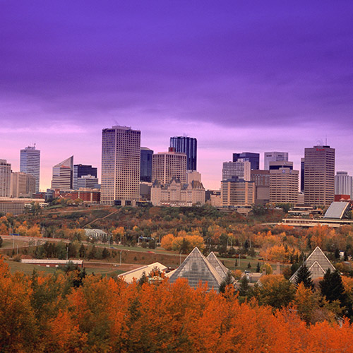 Amsterdam (Schiphol)-Edmonton (Intl. Apt.) afbeelding